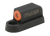 Night Fision CZU075001OGXX Tritium Night Sights For CZ-USABlack| Green Tritium Orange Ring Front Sight