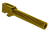 Rival Arms RA20G103E Precision V1 Drop-In Barrel 9mm Luger 4.49" Gold PVD Finish 416R Stainless Steel Material for Glock 17 Gen5