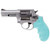 Taurus 856 38Spl 3 Ss Blk Cyl Cyan Hogue Grip 6Rd