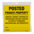Allen Allen 15824 Posted No Trespassing Sign 12 Pk