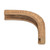 Whitecap Teak Track Outside Corner Molding - 1/2"