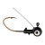 Eagle Claw Pro-V Weedless Ball Jig Head 1/16 10ct Black Eagle Claw Pro-V Weedless Ball Jig Head 1/16 10ct Black