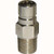 Sea Sense Fuel Connector Male Suzuki/Honda 1/4" Chrome Brass Sea Sense Fuel Connector Male Suzuki/Honda 1/4" Chrome Brass