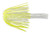 Strike King Perfect Skirts 2ct Chartreuse/White Strike King Perfect Skirts 2ct Chartreuse/White