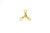 Eagle Claw Swivel-Brass 3-Way 12ct/12pk Size 1/0