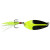 Mr. Crappie Jack Knife 1" Tuxedo Blk Chart.