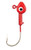 Eagle Claw Eagle Claw Saltwater Fish Head 1/8oz 1c0t Red Eagle Claw Eagle Claw Saltwater Fish Head 1/8oz 1c0t Red