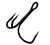Gamakatsu Treble Hook EWG Black Size 2 10ct Gamakatsu Treble Hook EWG Black Size 2 10ct