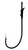 Eagle Claw Trokar Light Wire Finesse Hook Black Size 5/0