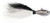 Wahoo Baitfish Bucktail Jig 3/8oz Natural Shad Wahoo Baitfish Bucktail Jig 3/8oz Natural Shad