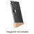 Hogue 18233 Extension Base Pad Fits Glock 43 Compatible w/ 6rd Magazine FDE Overmolded Rubber