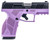 Taurus 1-GX2931LP GX2 9mm Luger 13+1 3.37" Matte Stainless Steel Barrel, Matte Black Serrated Stainless Steel Slide, Light Purple Polymer Frame w/Picatinny Rail, Polymer Grip