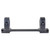 DNZ X91500 Black Aluminum 1" Tube Medium Rings