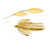 War Eagle Spinnerbait Gold Frame DW 1/4 Gold Shiner