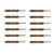 Brownells Double-Tuff Bronze Rifle Brush 35-38 Caliber 12 Pack