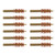 Brownells Special Line Dewey Bronze Pistol Brush 45 Caliber 12 Pack