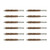 Brownells Double-Tuff Bronze Rifle Brush 8Mm 12 Pack