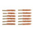 Brownells Special Line Dewey Brush, Bronze, .50 Caliber Rifle, 12 Pack