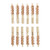 Brownells Special Line Dewey Bronze Pistol Brush 9mm 12 Pack