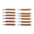 Brownells Standard Line Bronze Rifle Brush 50 Caliber 12 Pack