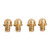 Brownells Shotgun Sight Bead #10 Refill Sights Brass 10 Pack