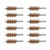 Brownells Double-Tuff Bronze Pistol Brush 50 Caliber 12 Pack