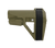 SB Tactical SBA5X07SB SBA5 Stabilizing Brace Ranger Green Polymer Adj 5 Position, 10.25" OAL Includes Sling Strap