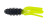 Big Bite Slab Tube 1.75in 100ct Black Chartreuse