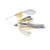 War Eagle Spinnerbait Nickle Frame Double Turtle Back 5/16 Sexxy Purple Shad