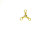 Eagle Claw Swivel-Brass 3-Way 12ct/12pk Size 2/0