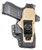 DeSantis Gunhide 230KJ3TZ0 Hyeye IWB Black Kydex Compatible w/ Glock 43/43X/43X MOS Ambidextrous