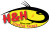 H&H Solid Body Tubes 10ct Orange/Chartreuse Glitter