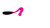 Bobby Garland Stroll'R 2.5in 12ct Black Hot Pink