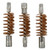 Brownells Double-Up Bronze Brush 12 Gauge 3 Pack
