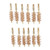 Brownells Double-Tuff Brass Brush, 10Mm/.40 Cal Spl Pistol, 12 Pack