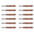Brownells Chamber Brush, Bronze, .222/.223 Rem/300 Aac, 12 Pack
