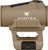Vortex Crossfire® II 2 MOA Solar Red Dot - Tan