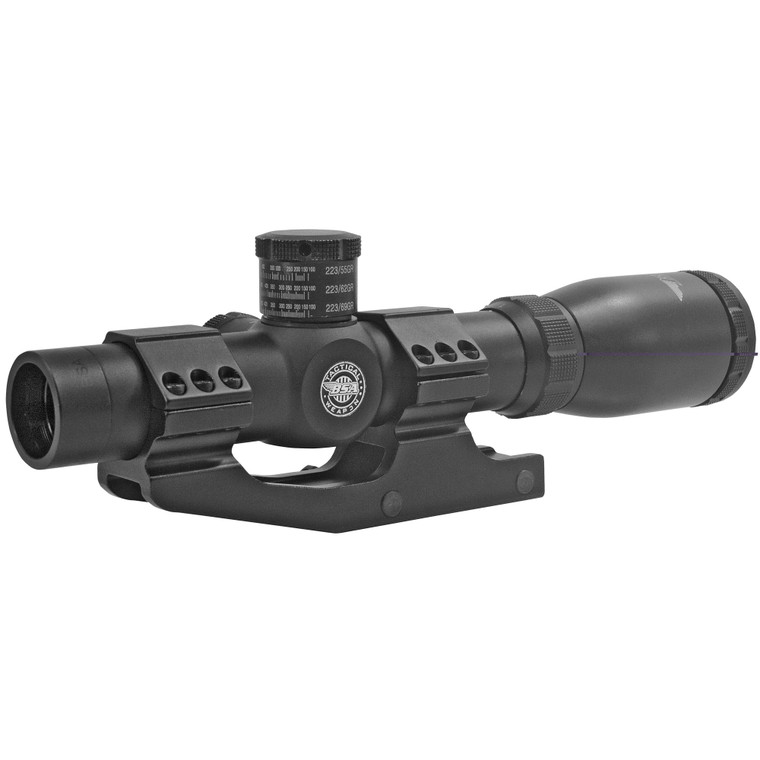 BSA 1-4x24 Tactical Weapon 30mm Riflescope Matte Black, Mil-Dot, Ringmount Included