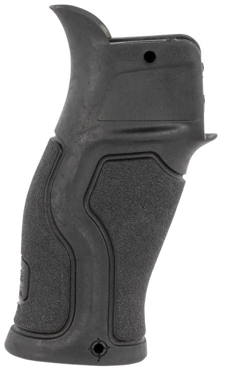 FAB Defense FXGRADUSB Gradus Ergonomic Pistol Grip 15 Degree Black Polymer with Rubber Overmold for AR-15, AR-10, M4, M16