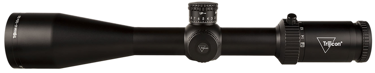 Trijicon 4-16x50 Credo HX 30mm Rifle Scope Satin Black, MOA Center Dot (Red), Side Focus