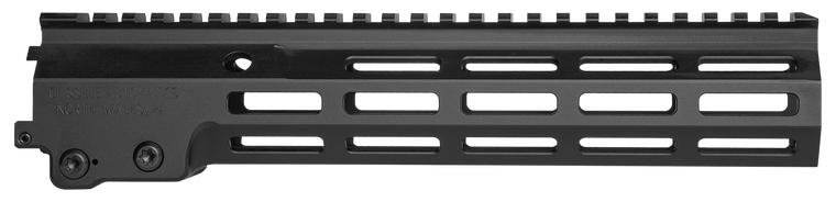 Geissele Automatics 051073B Super Modular Rail MK16 10.50" M-LOK, Black Aluminum for AR Platform, Barrel Nut Included