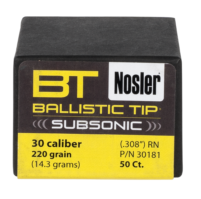 Nosler 30 Cal 220gr 50ct