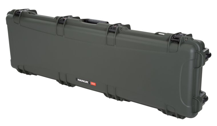 Nanuk 9951006 995Waterproof Olive Resin with Lockable Latches for Rifles 52" L x 14.50" W x 6" H Interior Dimensions