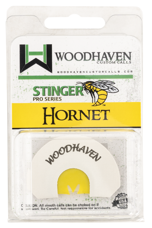 Woodhaven WH007 HornetDiaphragm Call Double Reed Attracts Turkey White