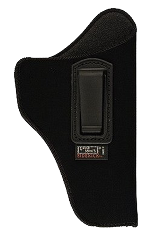 Uncle Mike's 76012 Inside The Pants Holster IWB Size 01 Black Suede Like Belt Clip Fits Medium Autos Fits 3-4" Barrel Left Hand