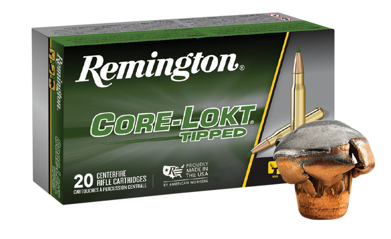 Remington Core-Lokt Tipped Ammunition 308 Winchester 150 Grain Polymer Tip 20RD