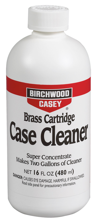 Birchwood Casey Brass Cartridge Case Cleaner 16 oz Plastic Bottle