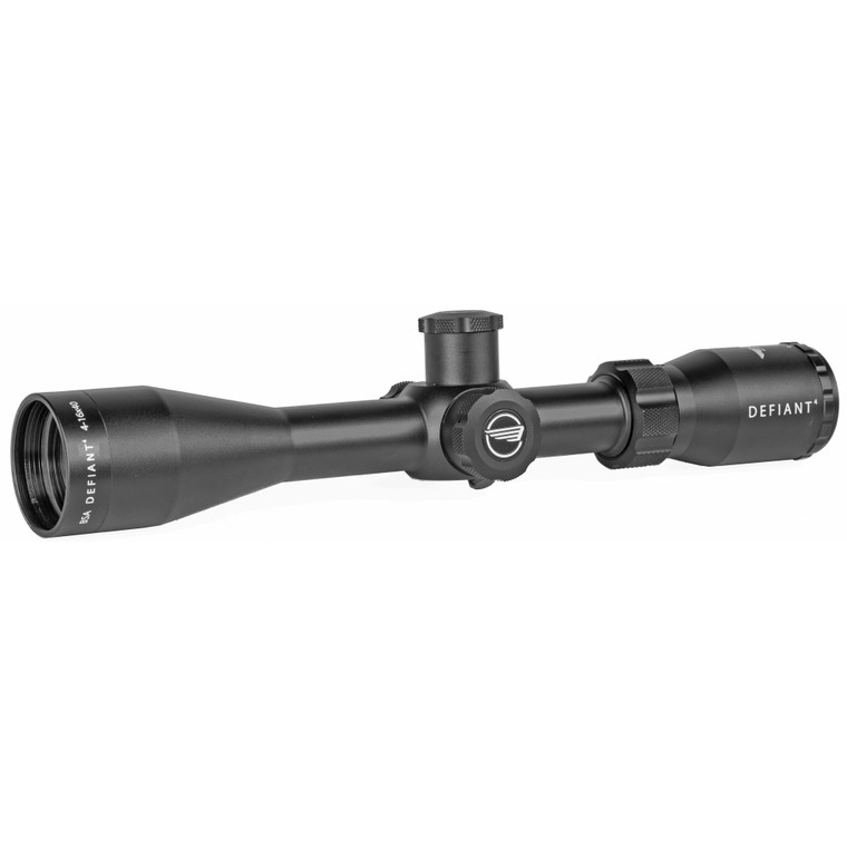 BSA Optics Defiant4, Rifle Scope, 4-16X40mm, 1" Maintube, MOA-1014 Reticle, Black Color T4-16X40 