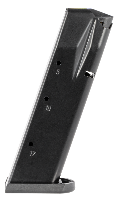 Mec-Gar Magazine EAA Witness, Tanfoglio Small Frame 9mm Luger 17-Round Steel Anti-Friction Black