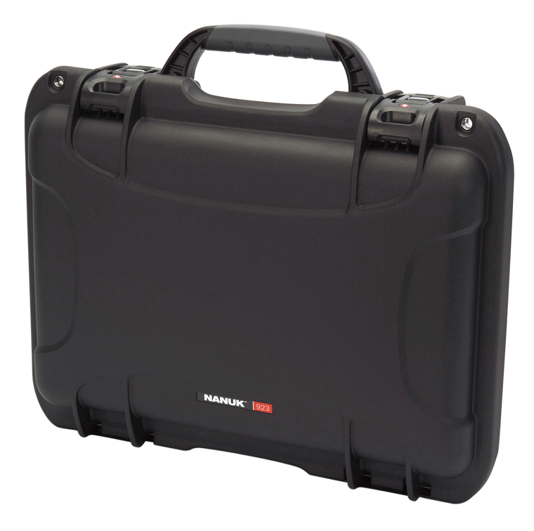 Nanuk 9231001 923Black Polymer with Foam Padding & Latches 16.60" L x 11.30" W x 5.40" H Interior Dimensions